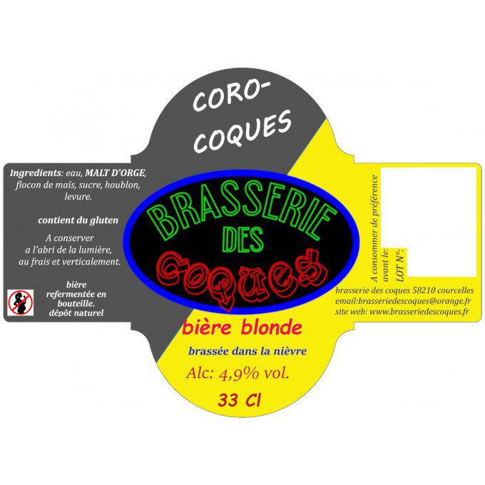 Pack 6 bières coro-coques(idée cadeau)